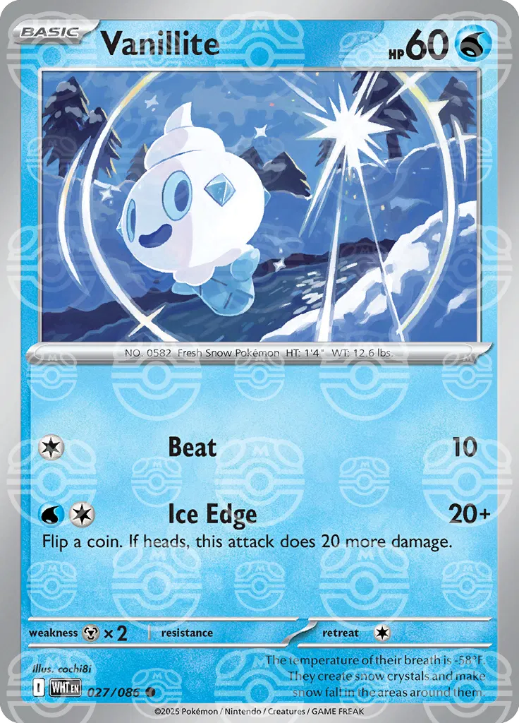 Vanillite (Master Ball Pattern) - SV: White Flare (WHT)