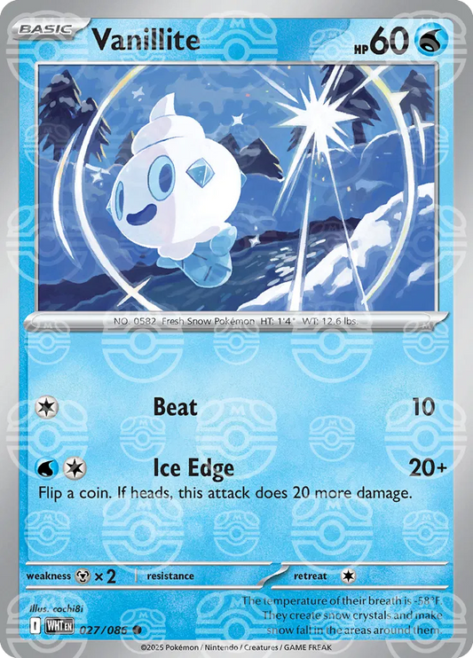 Vanillite (Master Ball Pattern) - SV: White Flare (WHT)
